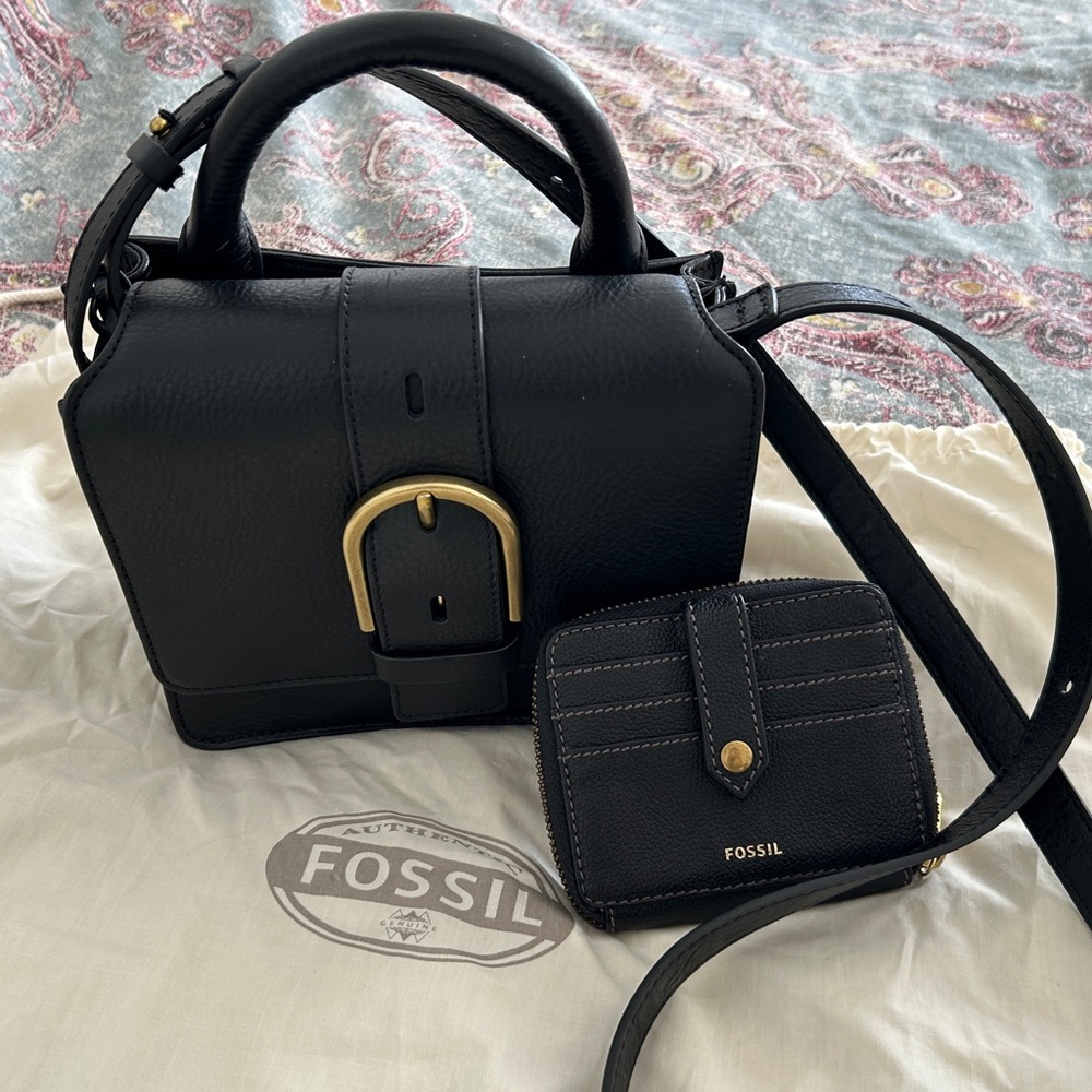 Fossil Wiley top handle bag and wallet